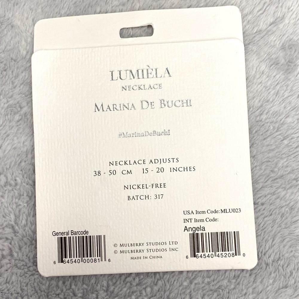 ❌SOLD❌ ❤️‍🔥3/$15 💛Marina de Buchi “Angela” Necklace - Picture 4 of 4